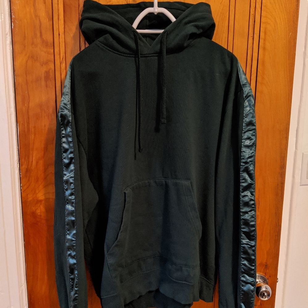 Urban Outfitters satin sleeved hoodie